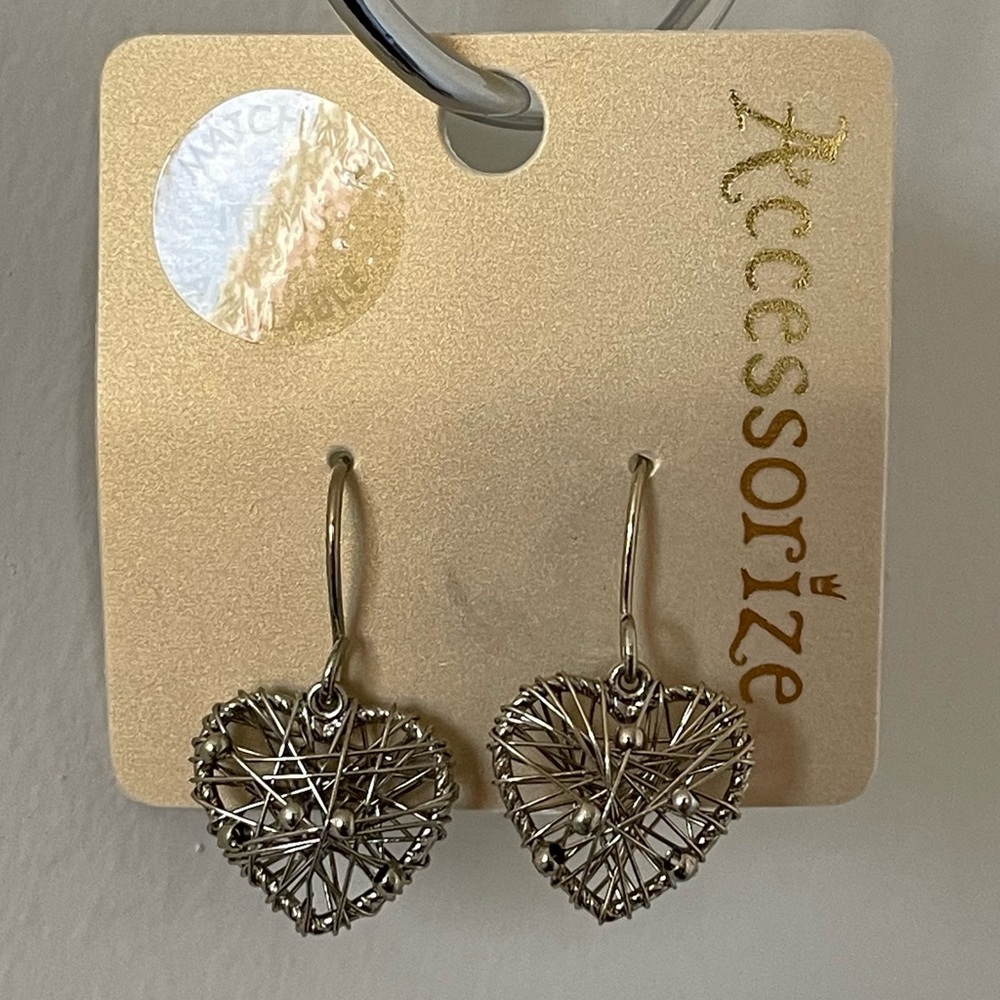 Accessorize Heart Earrings
